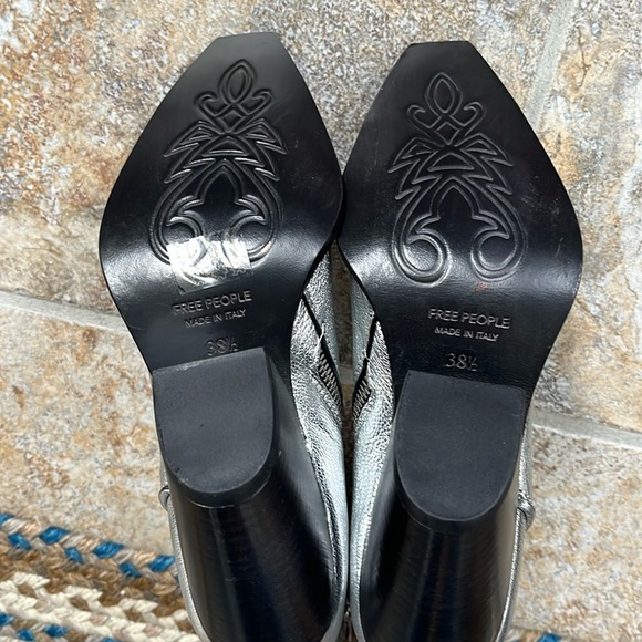 Free People Brayden Western Boot Pewter Size 8.5 NWT - Picture 11 of 16